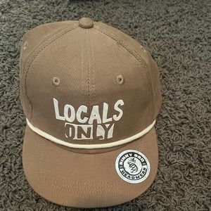 Binky Bro locals only child sized hat